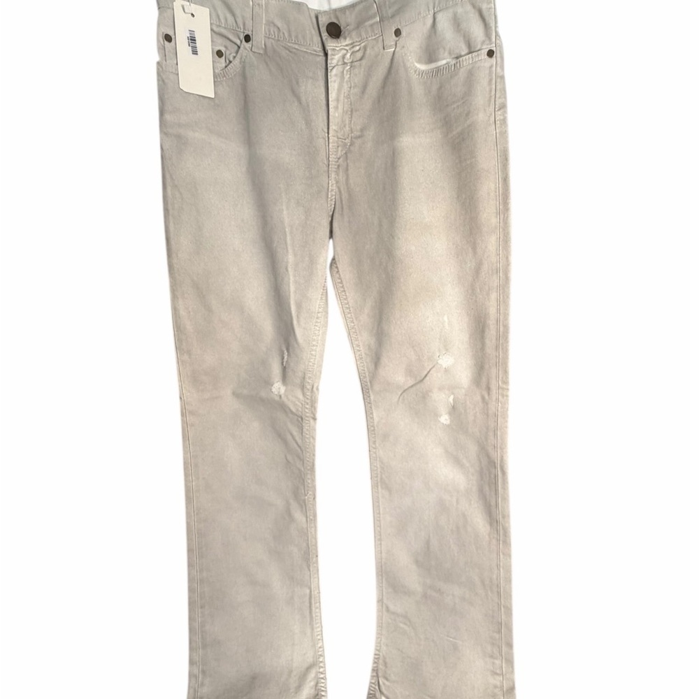 NWT Dondup Heritage Dirty Pink Distressed Straight-Leg Jeans Sz 27